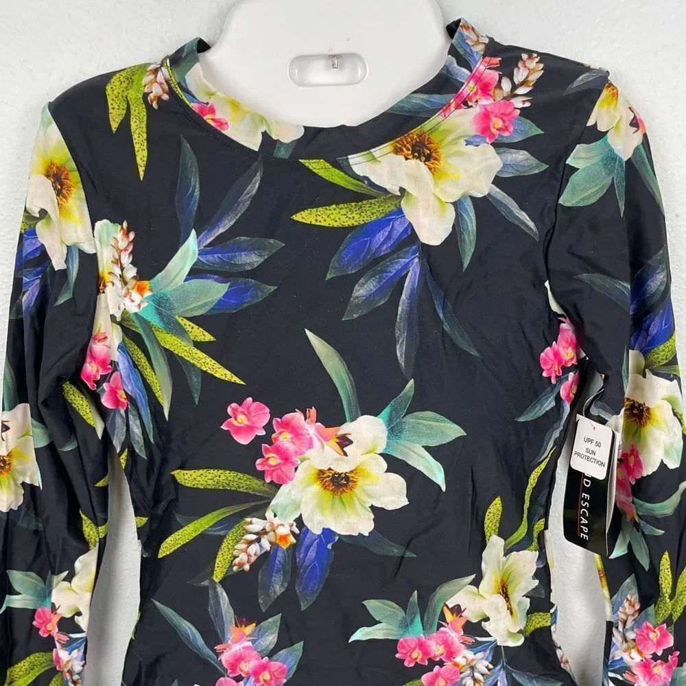 NWT Island Escape Swim Shirt Size S